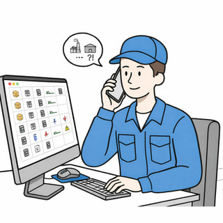 【ユースケース紹介④】遠隔地の作業工程や支給原料の在庫確認